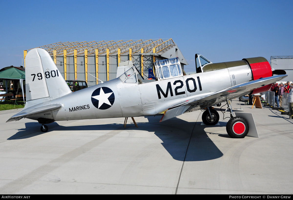 Aircraft Photo of N71502 / 79801 | Vultee BT-13B Valiant | USA - Marines | AirHistory.net #201056