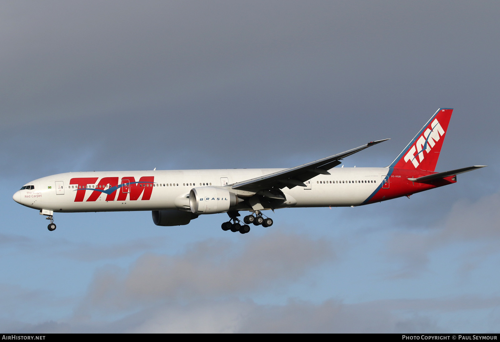 Aircraft Photo of PT-MUH | Boeing 777-32W/ER | TAM Linhas Aéreas | AirHistory.net #201062