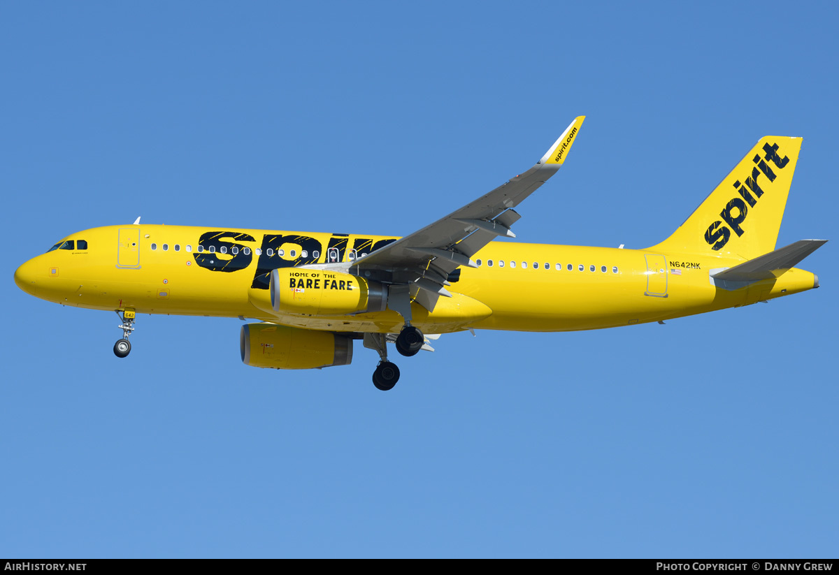 Aircraft Photo of N642NK | Airbus A320-232 | Spirit Airlines | AirHistory.net #201084
