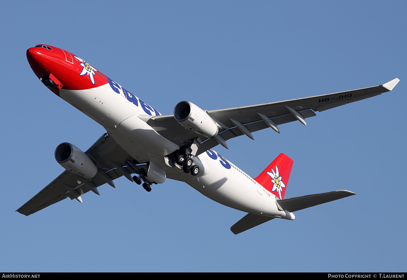 Aircraft Photo of HB-JHQ | Airbus A330-343 | Edelweiss Air | AirHistory.net #201095