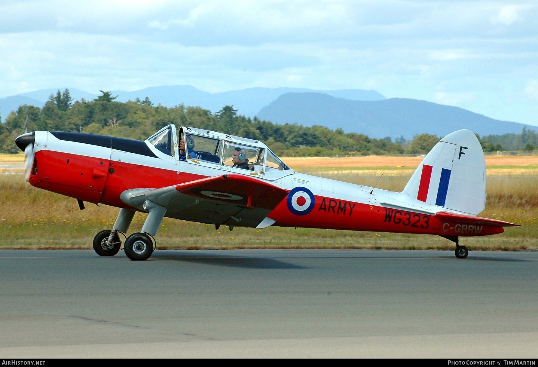 Aircraft Photo of C-GBRW / WG323 | De Havilland Canada DHC-1 Chipmunk T10 | UK - Army | AirHistory.net #201102