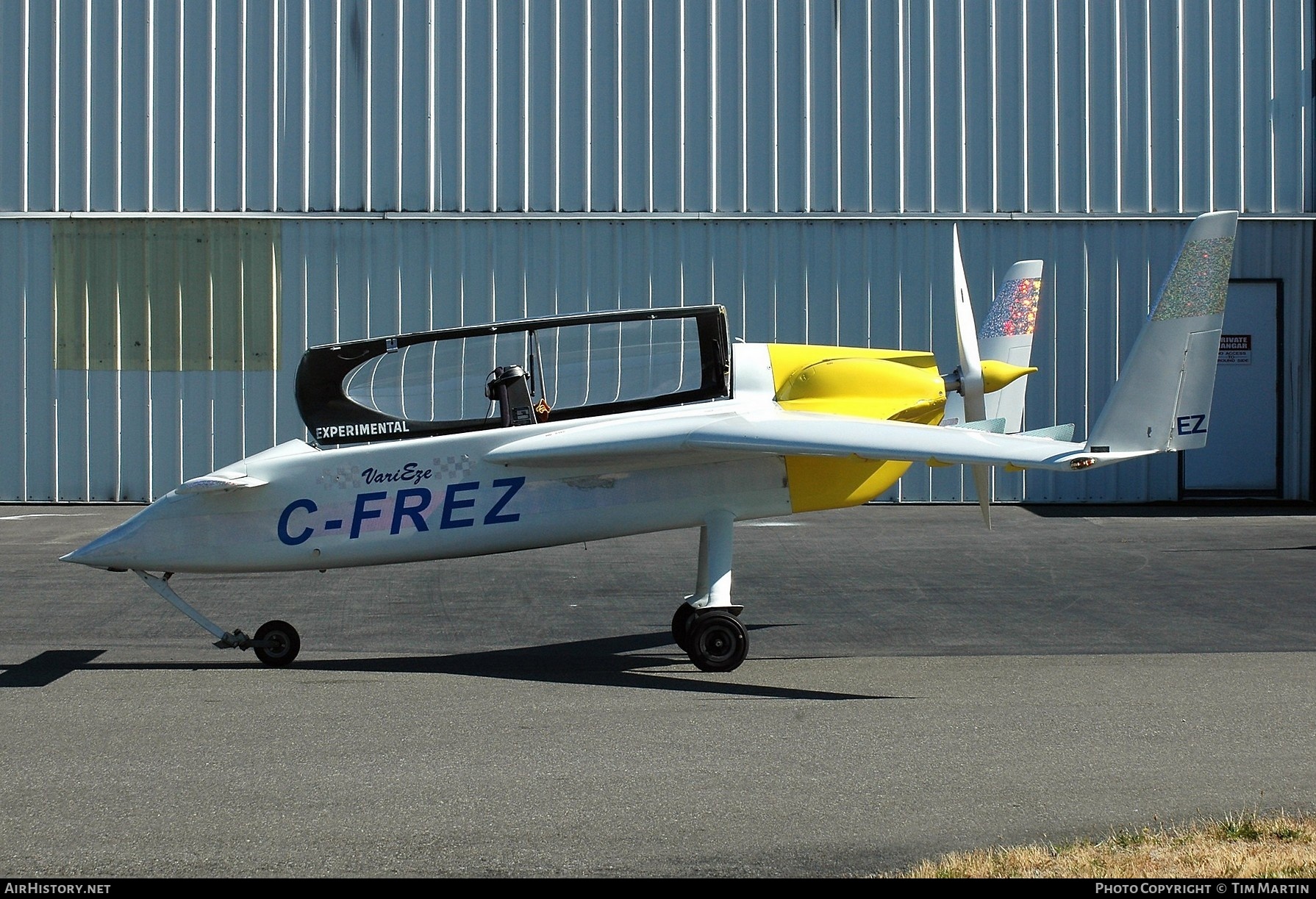 Aircraft Photo of C-FREZ | Rutan 31 VariEze | AirHistory.net #201103