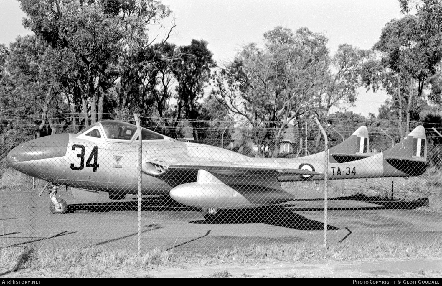Aircraft Photo of A79-606 | De Havilland D.H. 115 Vampire T35 | Australia - Air Force | AirHistory.net #201112