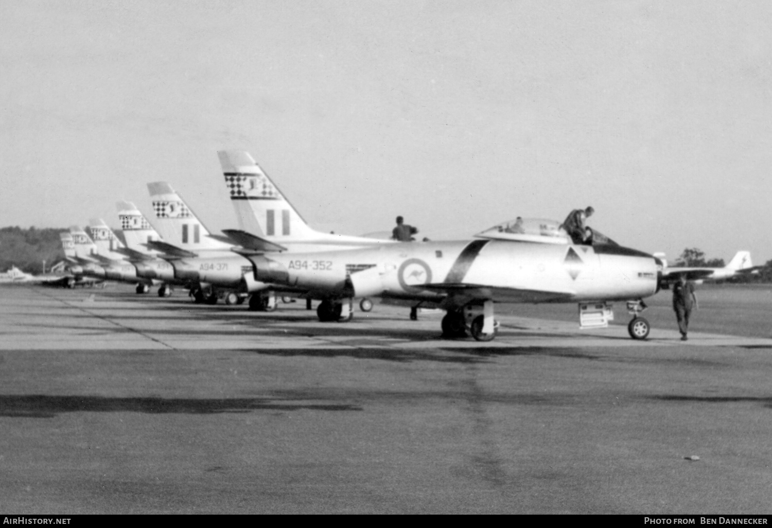 Aircraft Photo of A94-352 | Commonwealth CA-27 Sabre Mk32 | Australia - Air Force | AirHistory.net #201118