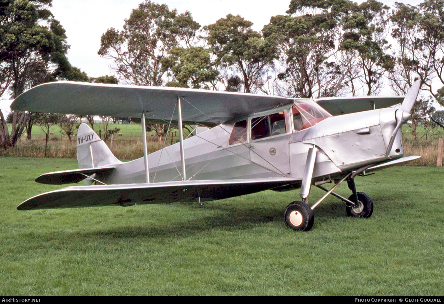 Aircraft Photo of VH-UXY | De Havilland D.H. 87B Hornet Moth | AirHistory.net #201124