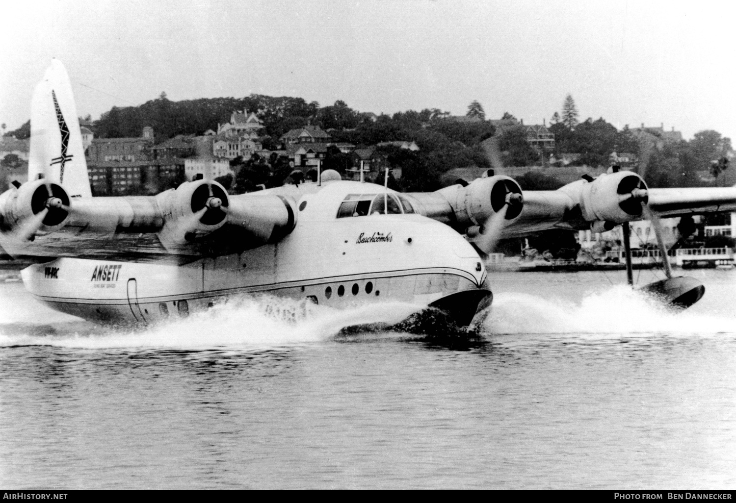 Aircraft Photo of VH-BRC | Short S.25 Sandringham 4 | Ansett Flying Boat Services | AirHistory.net #201129