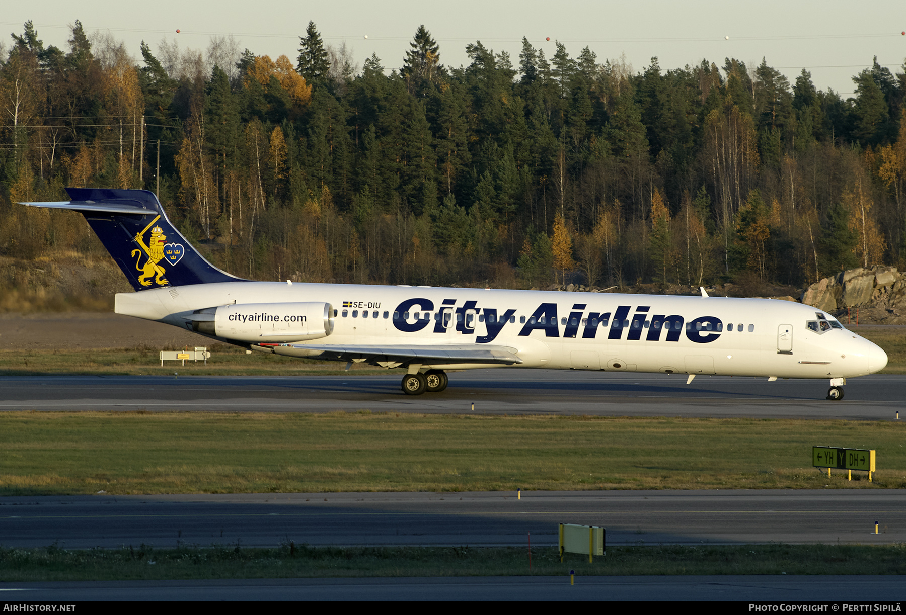 Aircraft Photo of SE-DIU | McDonnell Douglas MD-87 (DC-9-87) | City Airline | AirHistory.net #201156