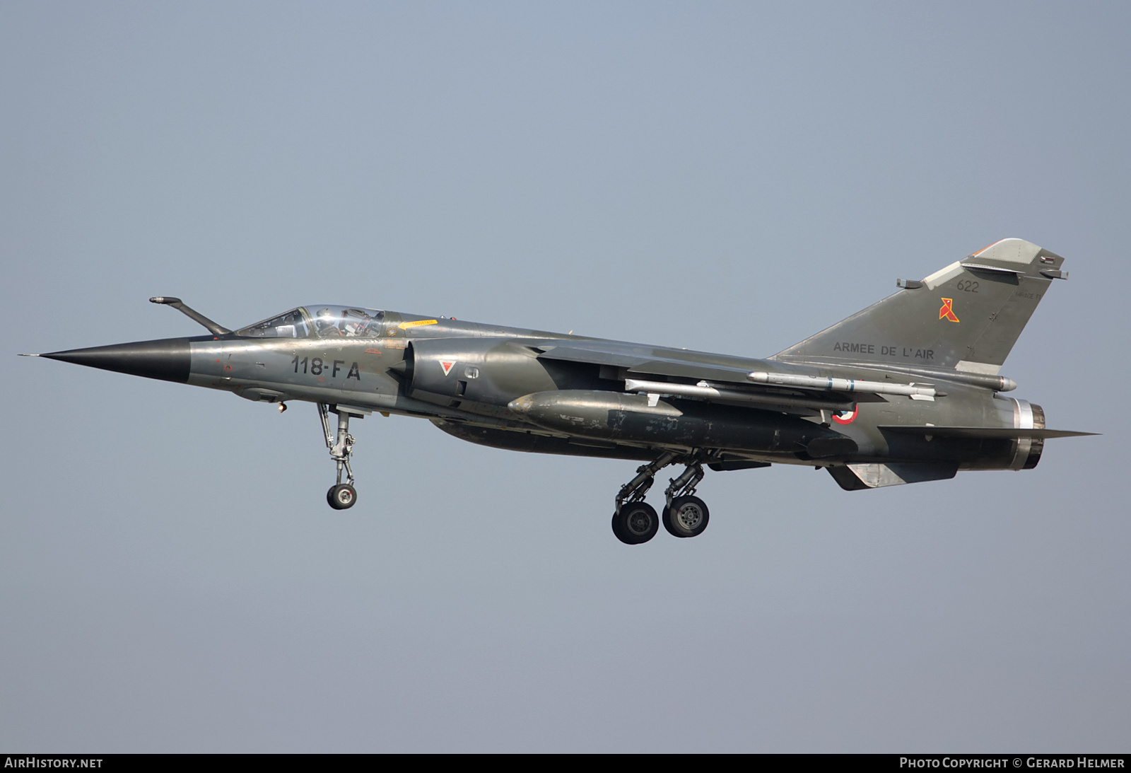 Aircraft Photo of 622 | Dassault Mirage F1CR | France - Air Force | AirHistory.net #201157
