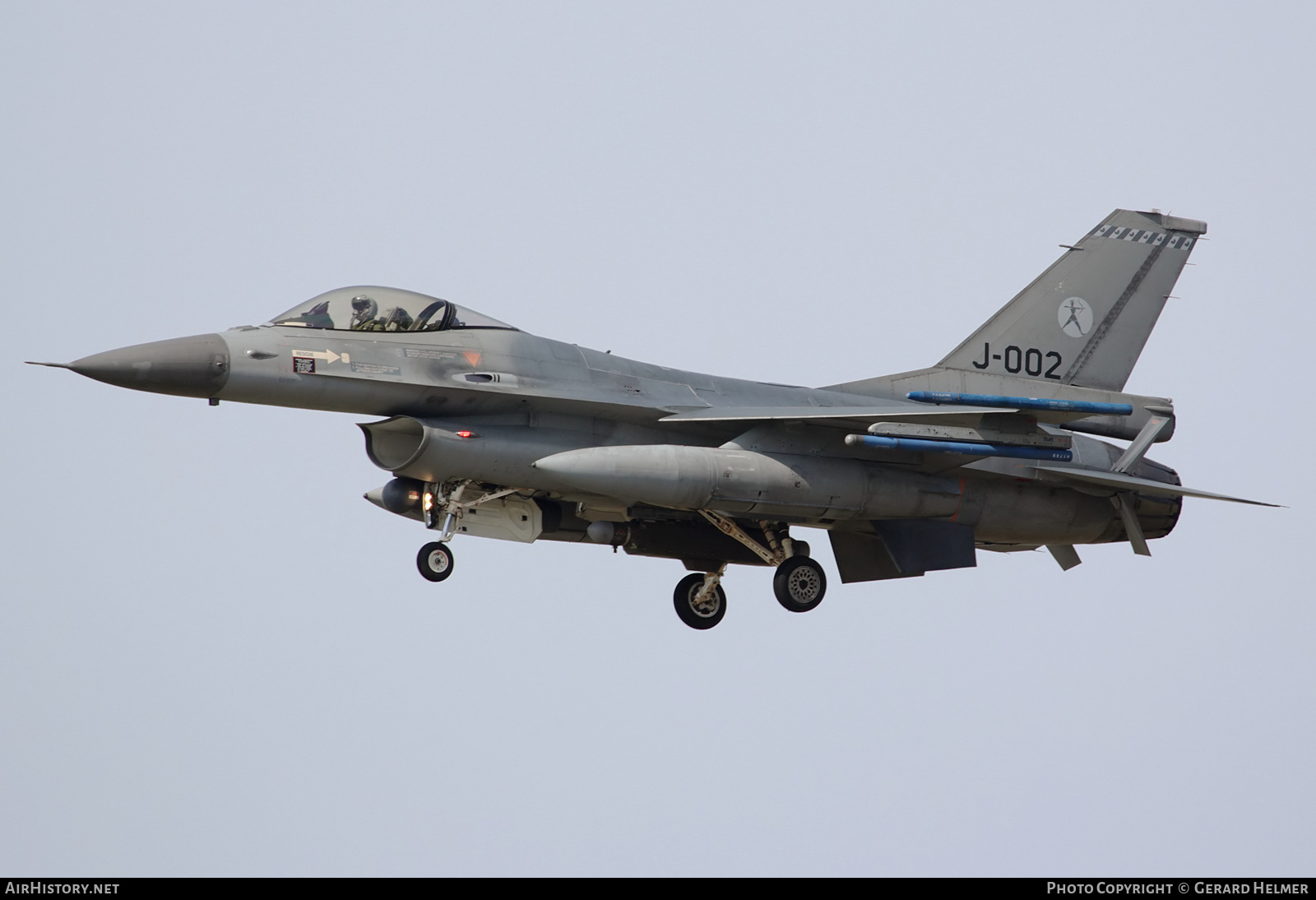Aircraft Photo of J-002 | General Dynamics F-16AM Fighting Falcon | Netherlands - Air Force | AirHistory.net #201162