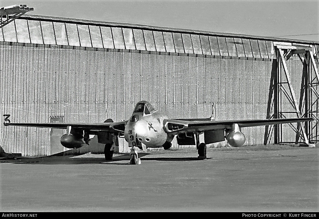 Aircraft Photo of A79-390 | De Havilland D.H. 100 Vampire FB31 | Australia - Air Force | AirHistory.net #201165