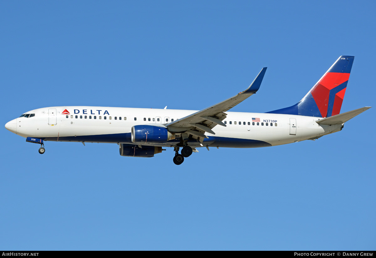 Aircraft Photo of N3739P | Boeing 737-832 | Delta Air Lines | AirHistory.net #201166