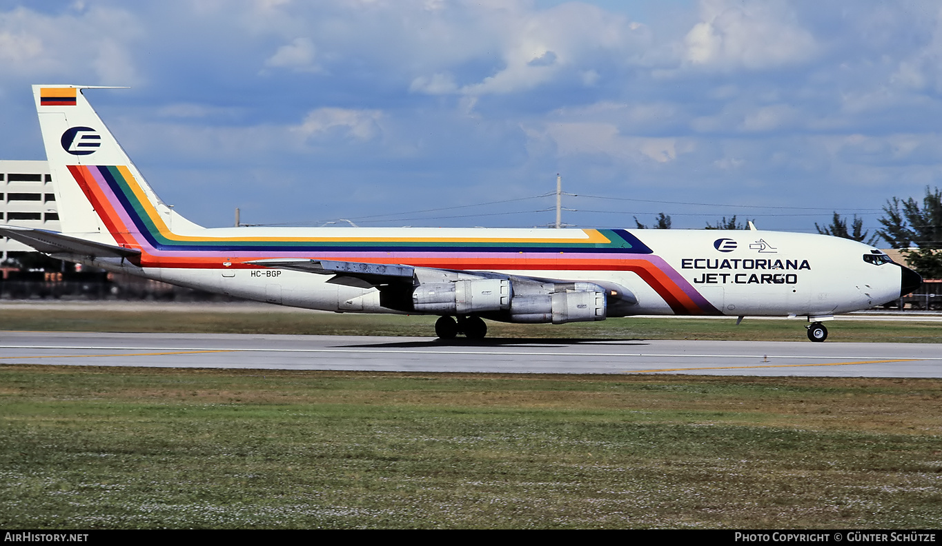 Aircraft Photo of HC-BGP | Boeing 707-321C | Ecuatoriana Jet Cargo | AirHistory.net #201173