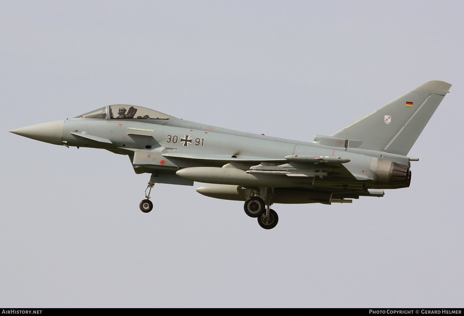 Aircraft Photo of 3091 | Eurofighter EF-2000 Typhoon S | Germany - Air Force | AirHistory.net #201182