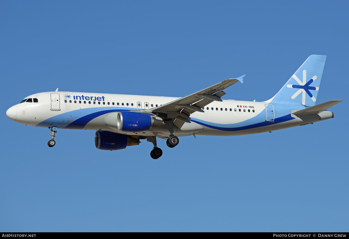 Aircraft Photo of XA-ING | Airbus A320-214 | Interjet | AirHistory.net #201207