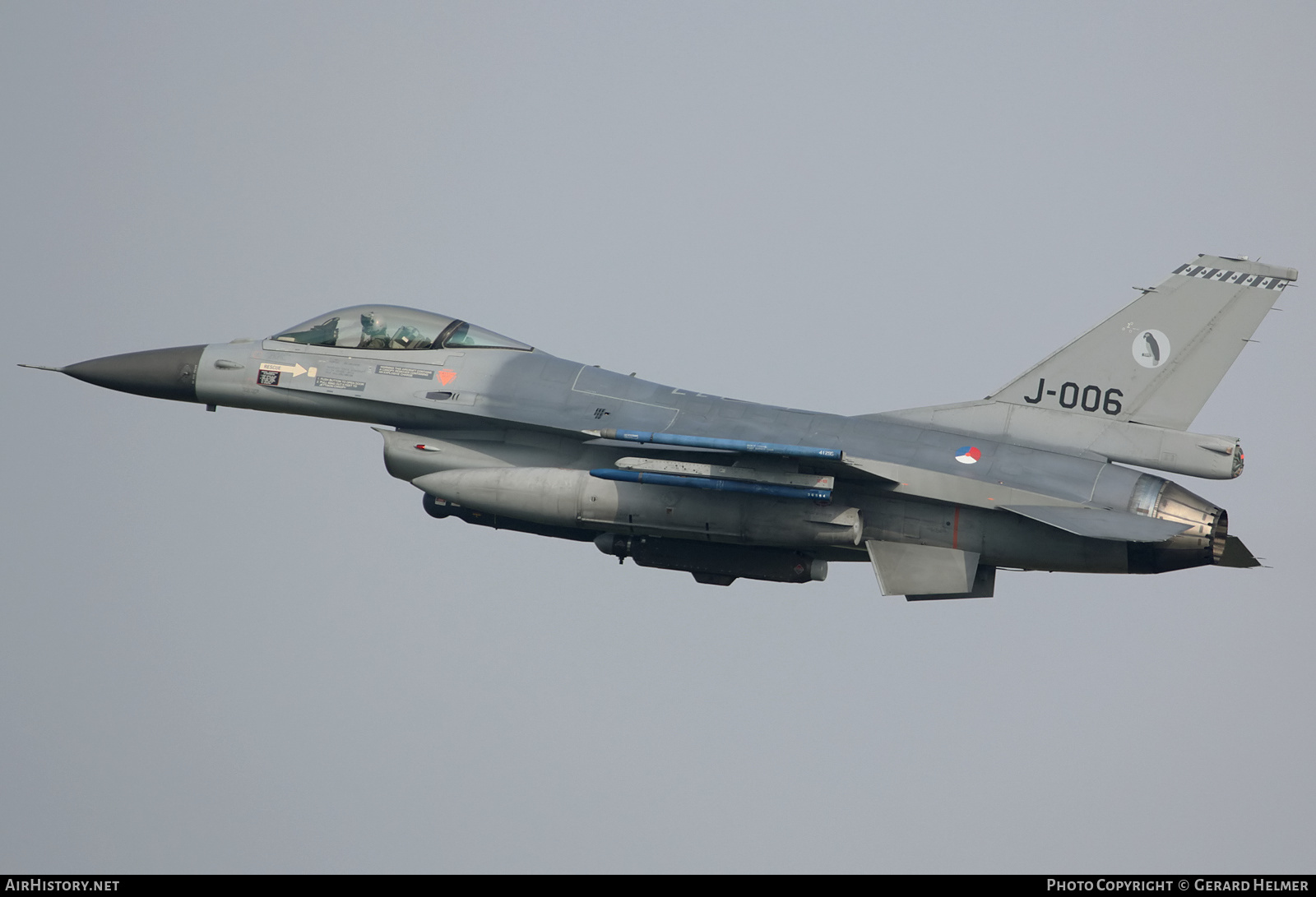Aircraft Photo of J-006 | Lockheed F-16AM Fighting Falcon | Netherlands - Air Force | AirHistory.net #201246