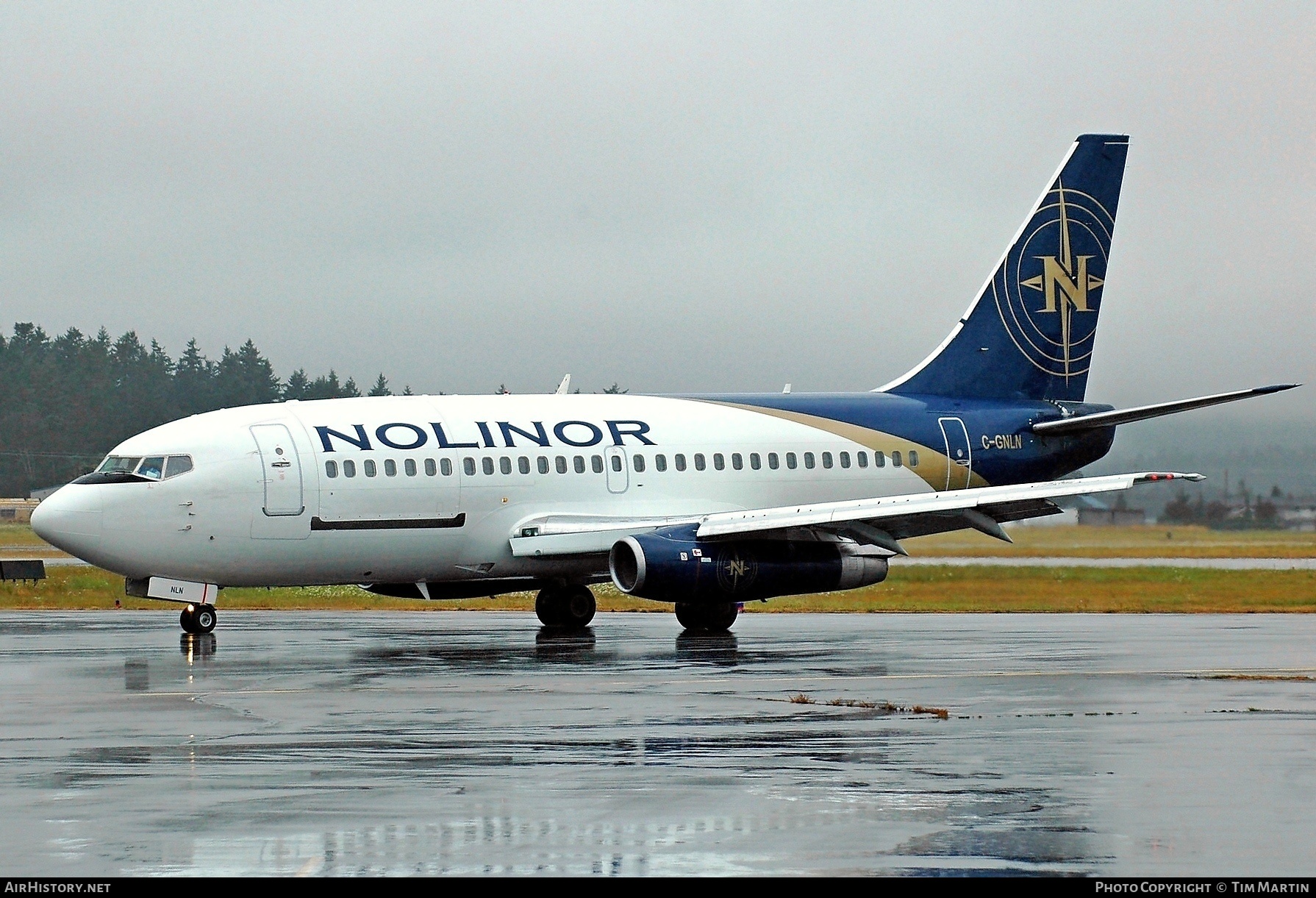 Aircraft Photo of C-GNLN | Boeing 737-2B6C/Adv | Nolinor Aviation | AirHistory.net #201253