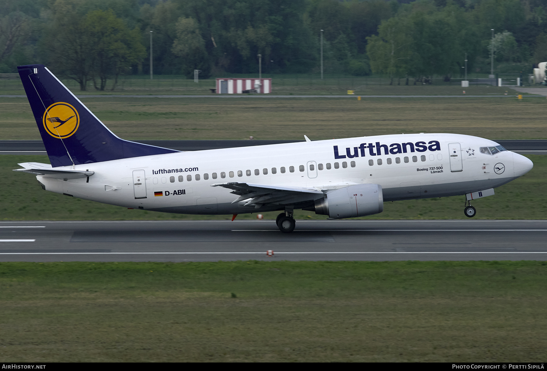 Aircraft Photo of D-ABII | Boeing 737-530 | Lufthansa | AirHistory.net #201286