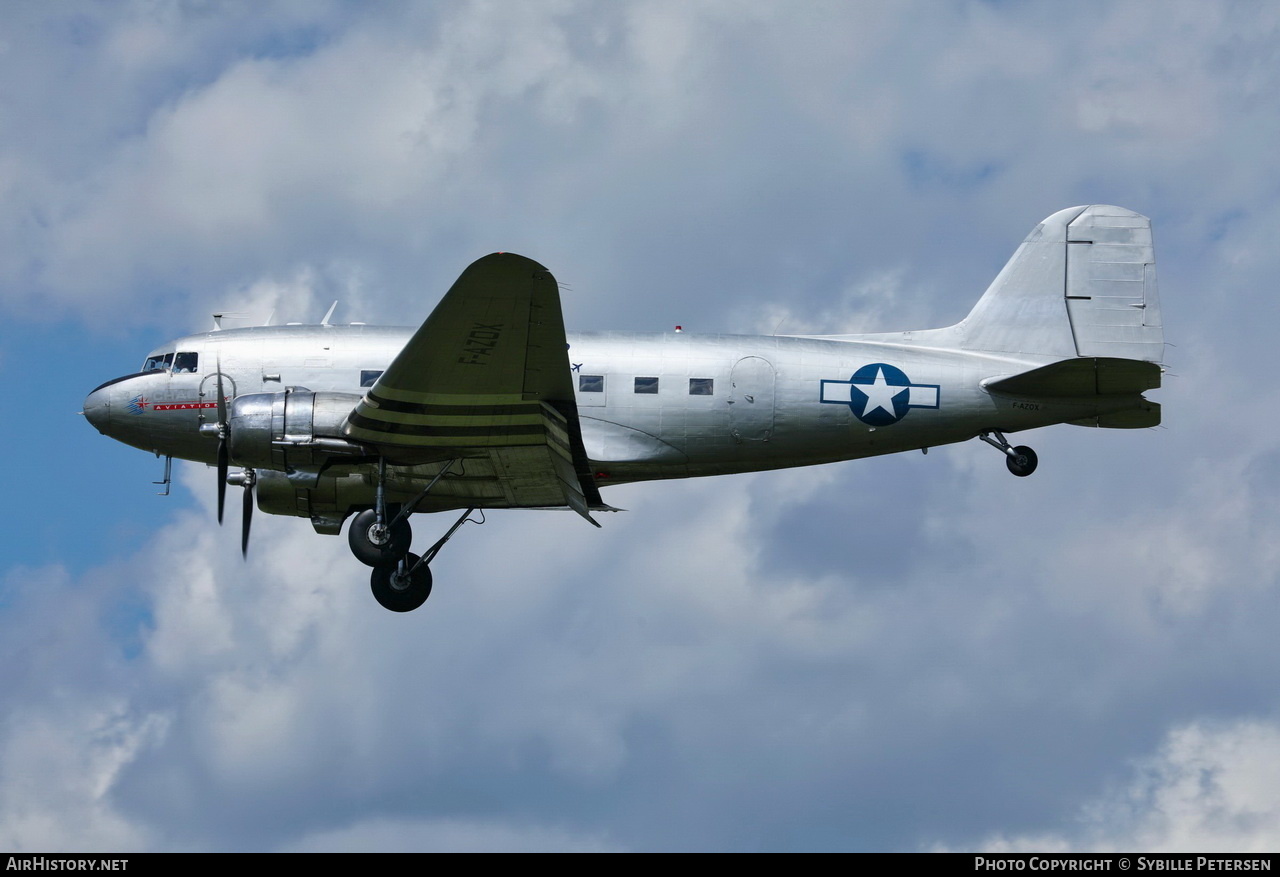 Aircraft Photo of F-AZOX | Douglas DC-3(C) | Chalair Aviation | USA - Air Force | AirHistory.net #201322