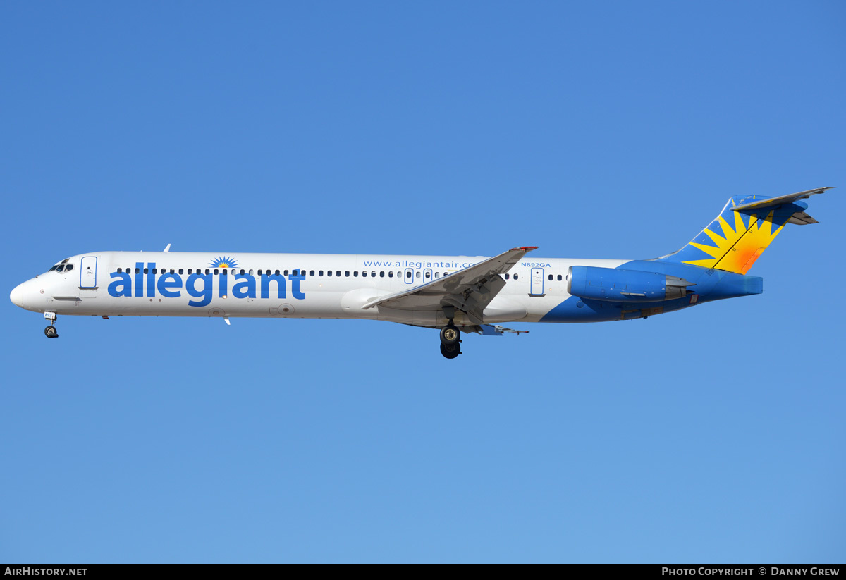 Aircraft Photo of N892GA | McDonnell Douglas MD-83 (DC-9-83) | Allegiant Air | AirHistory.net #201345