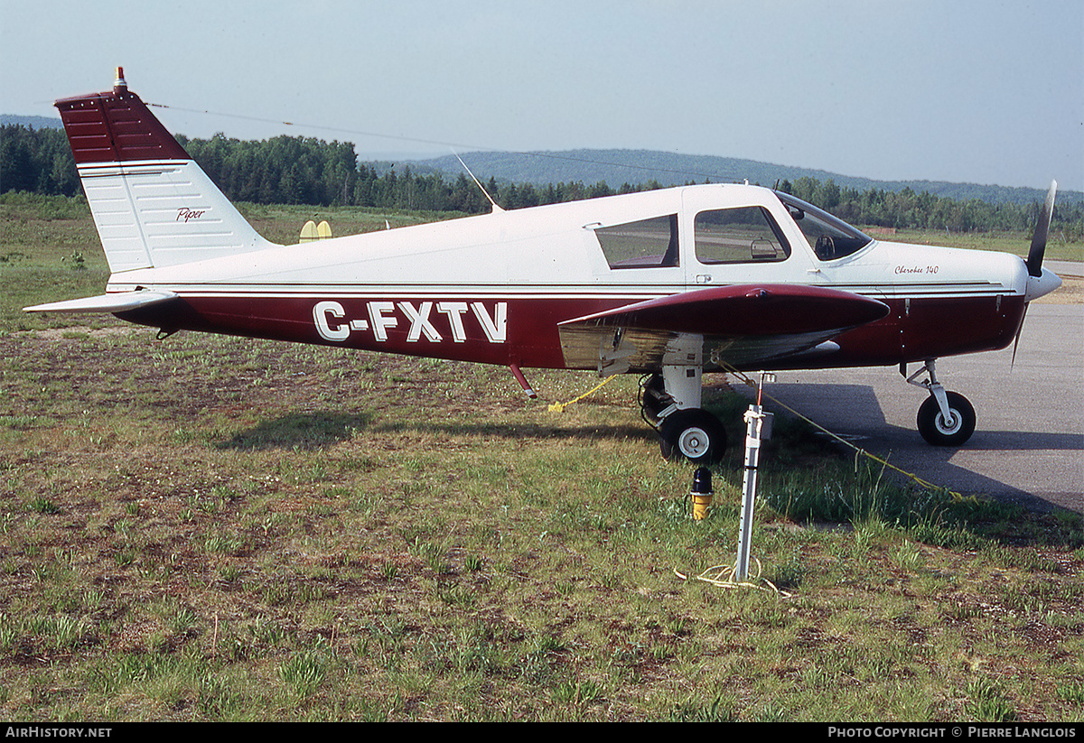 Aircraft Photo of C-FXTV | Piper PA-28-140 Cherokee B | AirHistory.net #201348