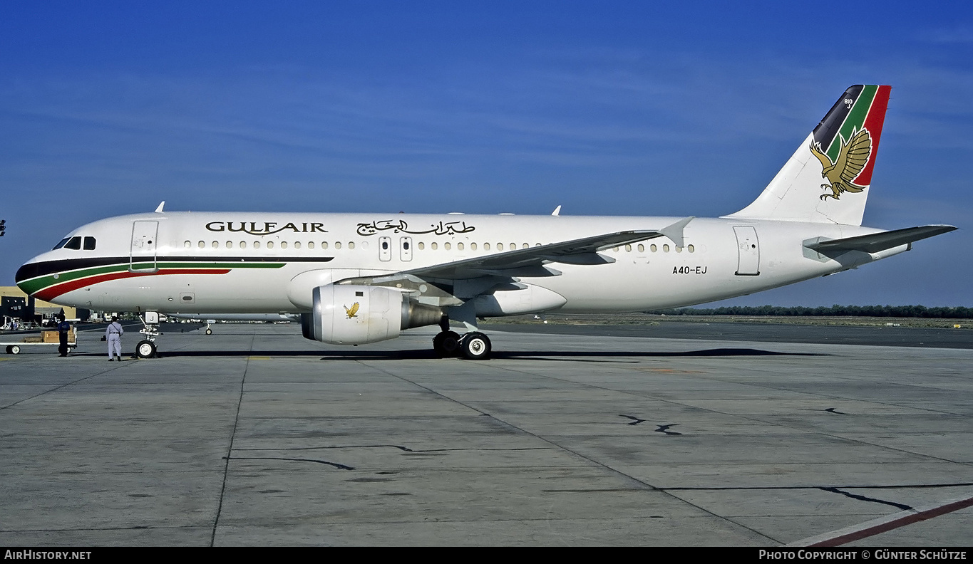 Aircraft Photo of A4O-EJ | Airbus A320-211 | Gulf Air | AirHistory.net #201365