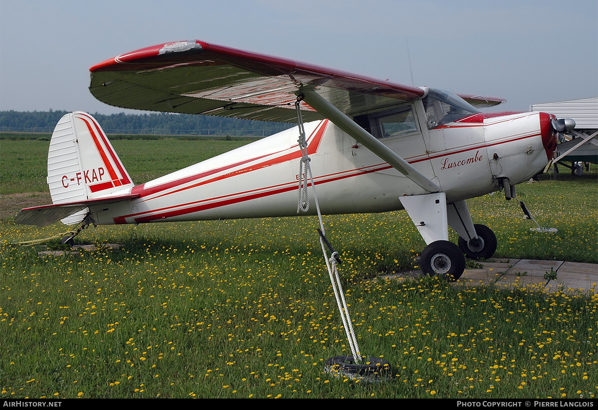 Aircraft Photo of C-FKAP | Luscombe 8E Silvaire | AirHistory.net #201420