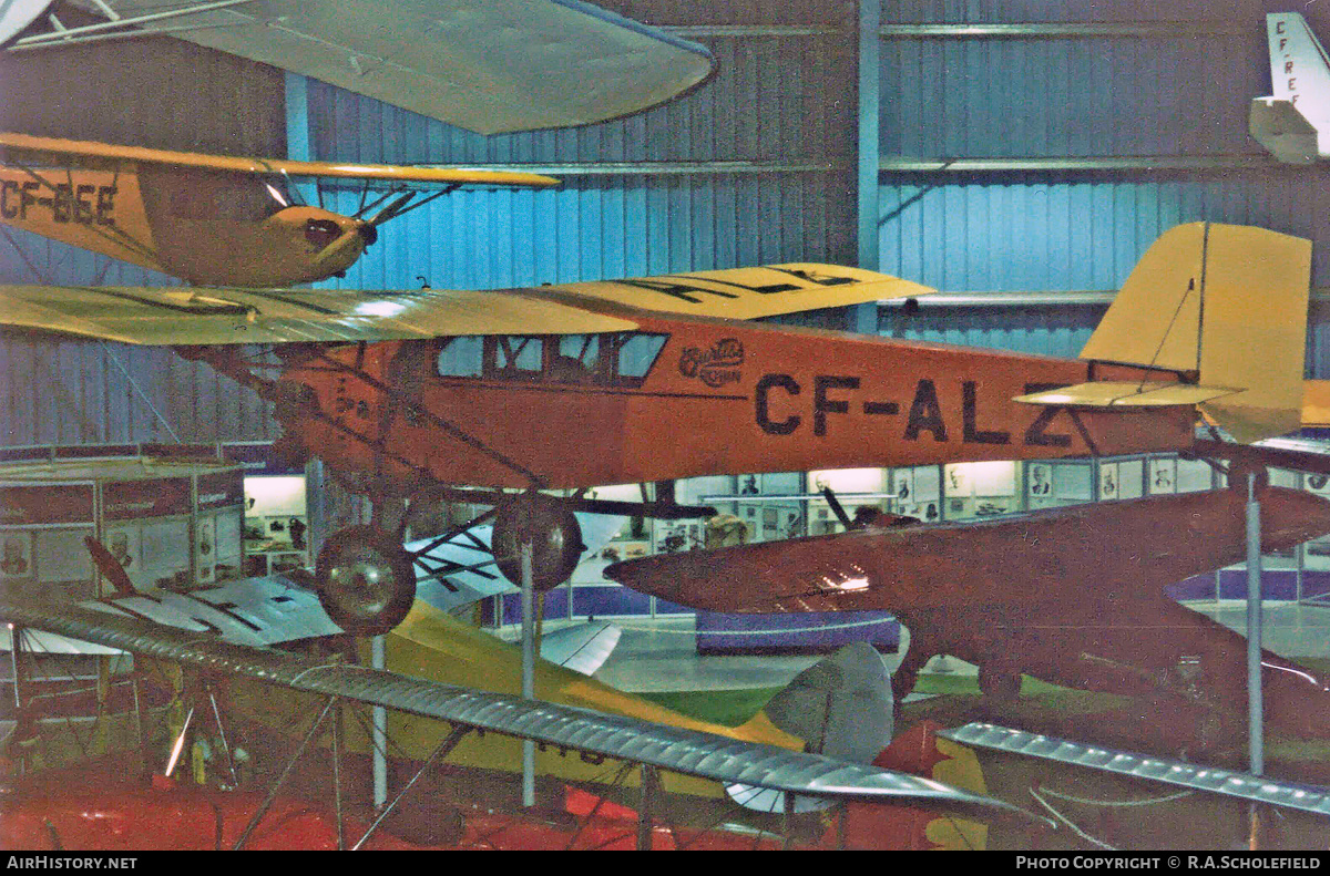 Aircraft Photo of CF-ALZ | Curtiss 50C Robin C-1 | AirHistory.net #201425