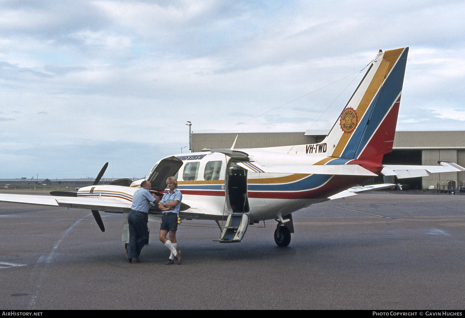 Aircraft Photo of VH-TWD | Piper PA-31-350 Navajo Chieftain | Sunstate Airlines | AirHistory.net #201433