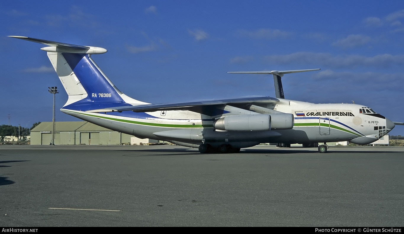 Aircraft Photo of RA-76386 | Ilyushin Il-76TD | Uralinteravia | AirHistory.net #201440