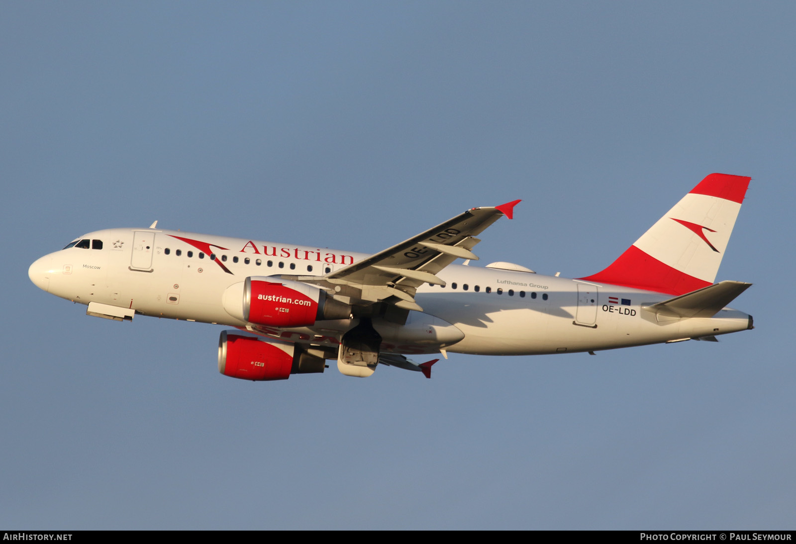 Aircraft Photo of OE-LDD | Airbus A319-112 | Austrian Airlines | AirHistory.net #201450