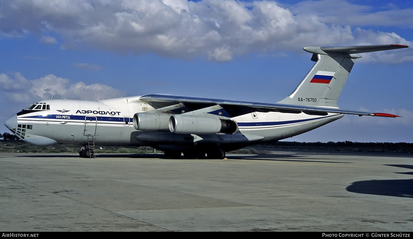 Aircraft Photo of RA-76750 | Ilyushin Il-76TD | Aeroflot | AirHistory.net #201451