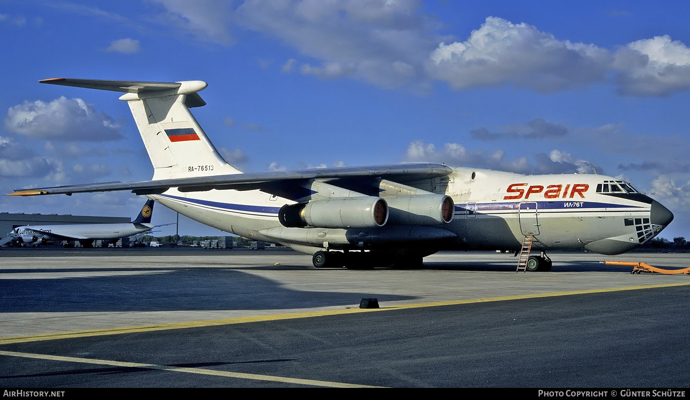 Aircraft Photo of RA-76513 | Ilyushin Il-76T | SPAIR Air Transport Corporation | AirHistory.net #201454