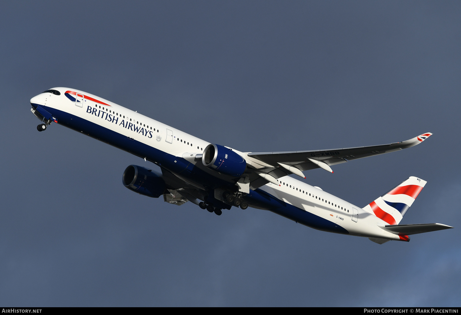 Aircraft Photo of G-XWBB | Airbus A350-1041 | British Airways | AirHistory.net #201466