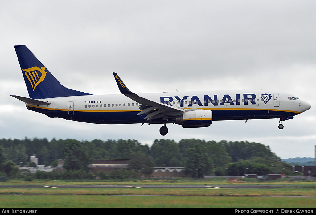 Aircraft Photo of EI-EBH | Boeing 737-8AS | Ryanair | AirHistory.net #201470