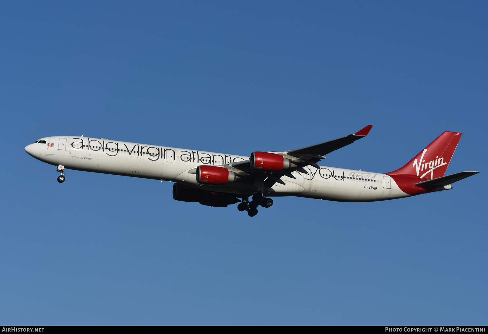 Aircraft Photo of G-VNAP | Airbus A340-642 | Virgin Atlantic Airways | AirHistory.net #201500