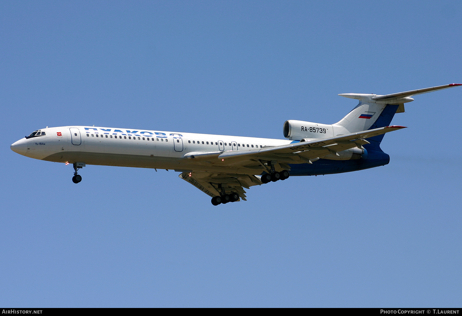 Aircraft Photo of RA-85739 | Tupolev Tu-154M | Pulkovo Airlines | AirHistory.net #201510