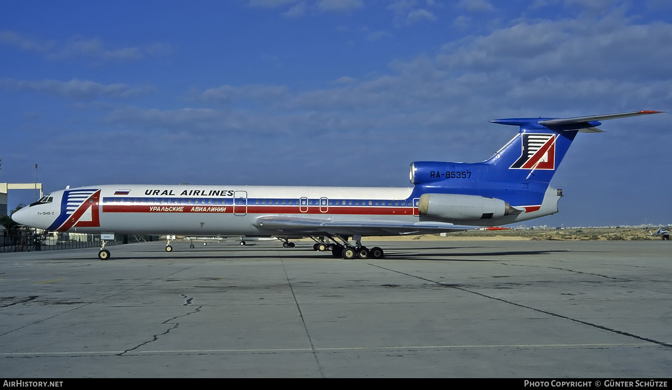 Aircraft Photo of RA-85357 | Tupolev Tu-154B-2 | Ural Airlines | AirHistory.net #201525