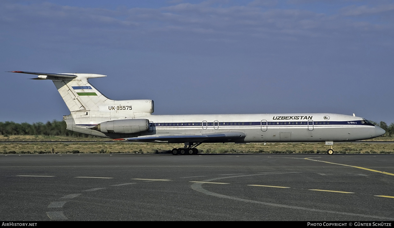 Aircraft Photo of UK-85575 | Tupolev Tu-154B-2 | Uzbekistan Airways | AirHistory.net #201526
