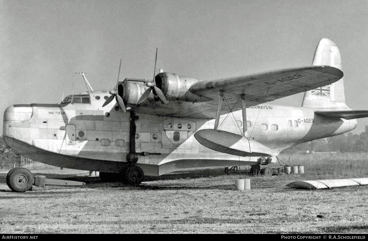 Aircraft Photo of G-AGER | Short S-25 Sunderland 3 | Aquila Airways | AirHistory.net #201550