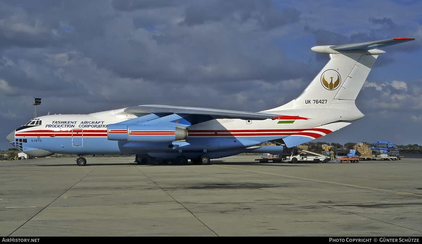 Aircraft Photo of UK-76427 | Ilyushin Il-76TD | Tashkent Aircraft Production Corporation | AirHistory.net #201564