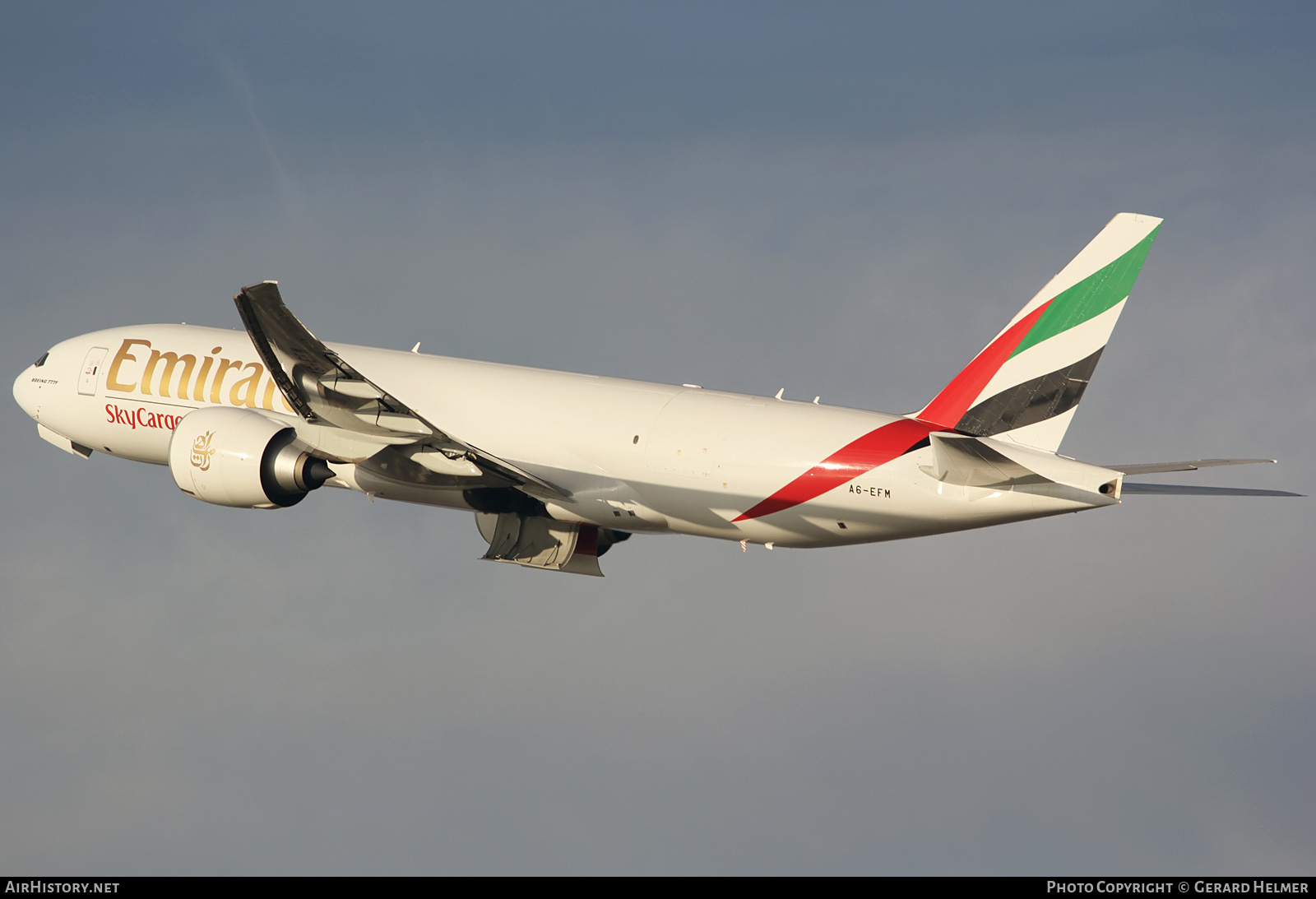Aircraft Photo of A6-EFM | Boeing 777-F1H | Emirates SkyCargo | AirHistory.net #201586