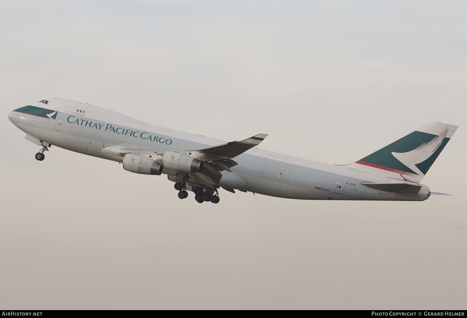 Aircraft Photo of B-HUQ | Boeing 747-467F/SCD | Cathay Pacific Airways Cargo | AirHistory.net #201592