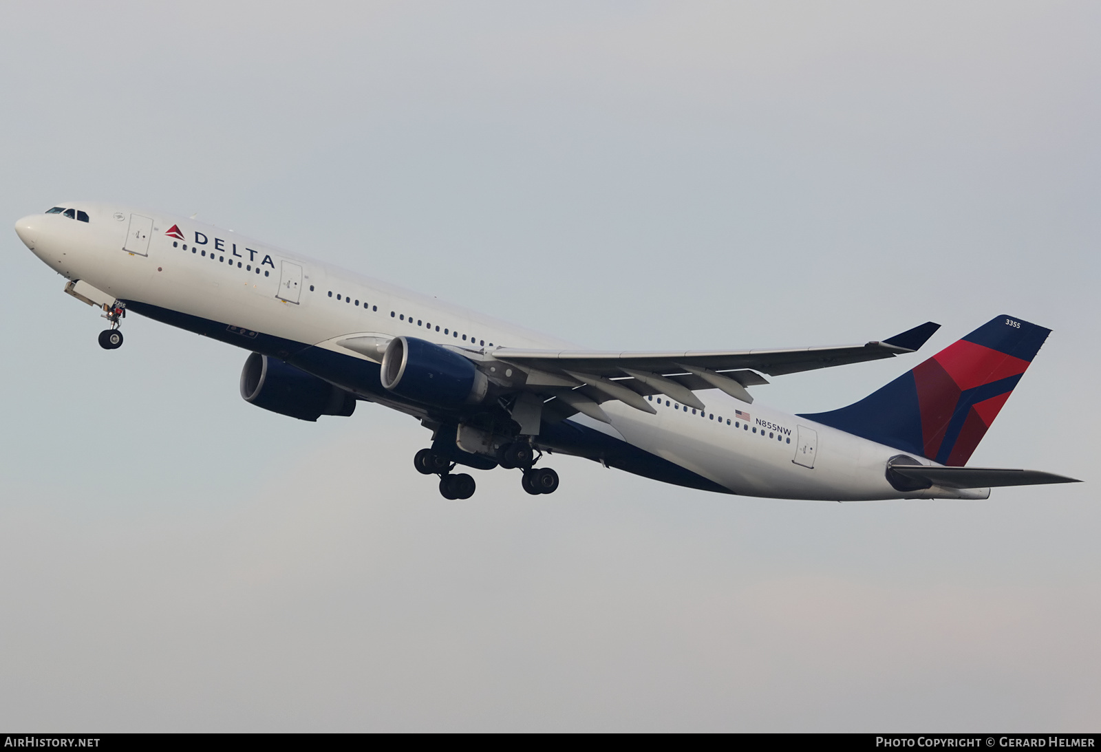 Aircraft Photo of N855NW | Airbus A330-223 | Delta Air Lines | AirHistory.net #201609