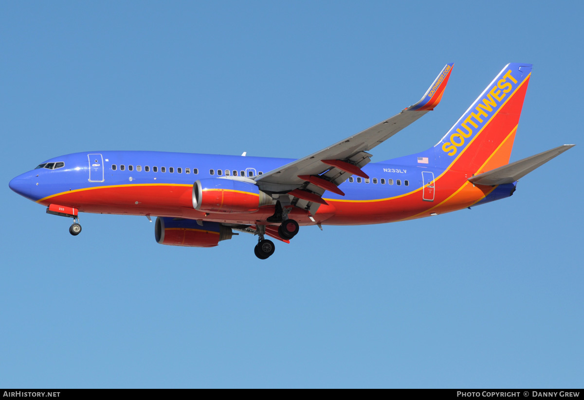 Aircraft Photo of N233LV | Boeing 737-7H4 | Southwest Airlines | AirHistory.net #201614