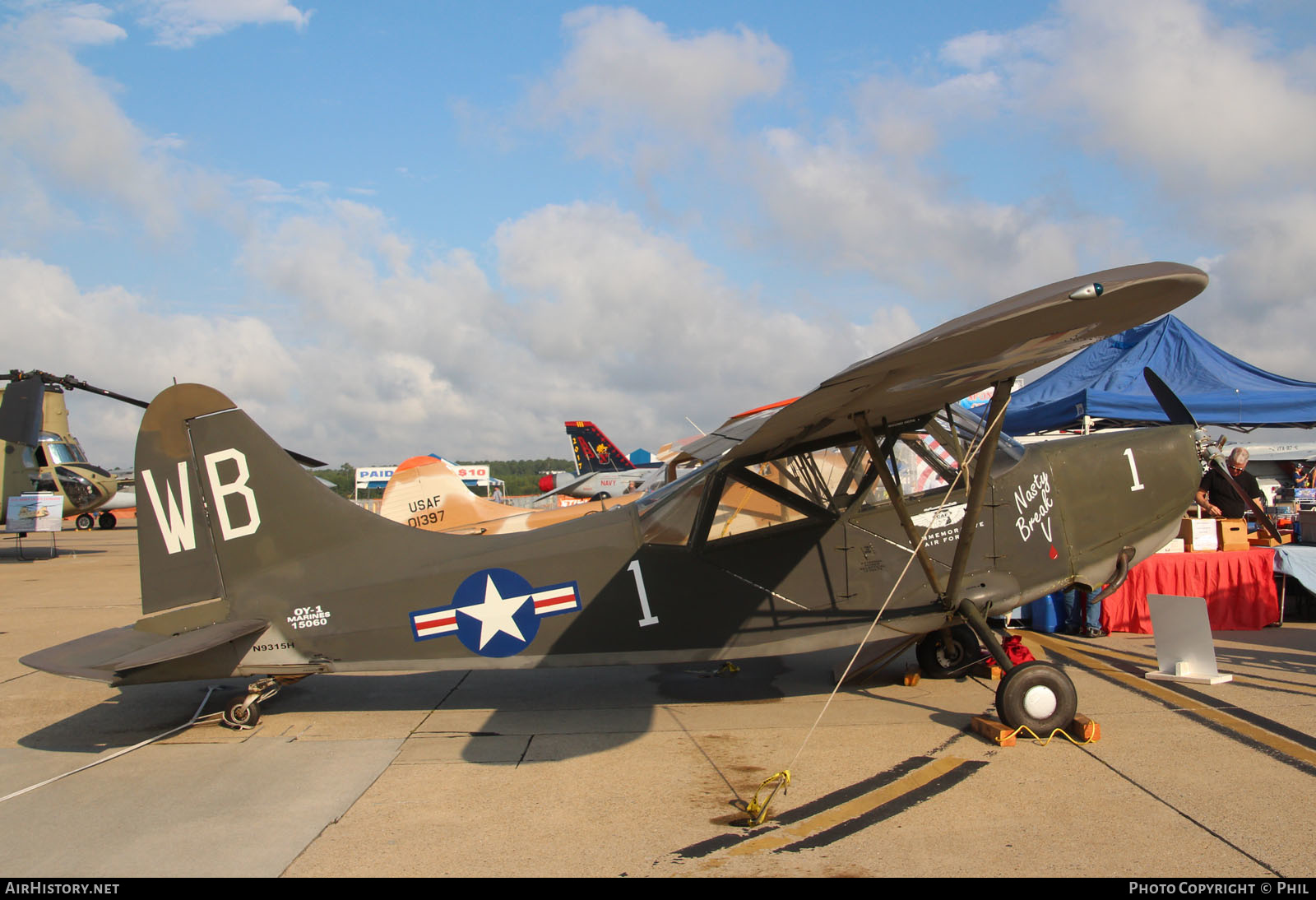 Aircraft Photo of N9315H | Stinson L-5 Sentinel | USA - Marines | AirHistory.net #201622