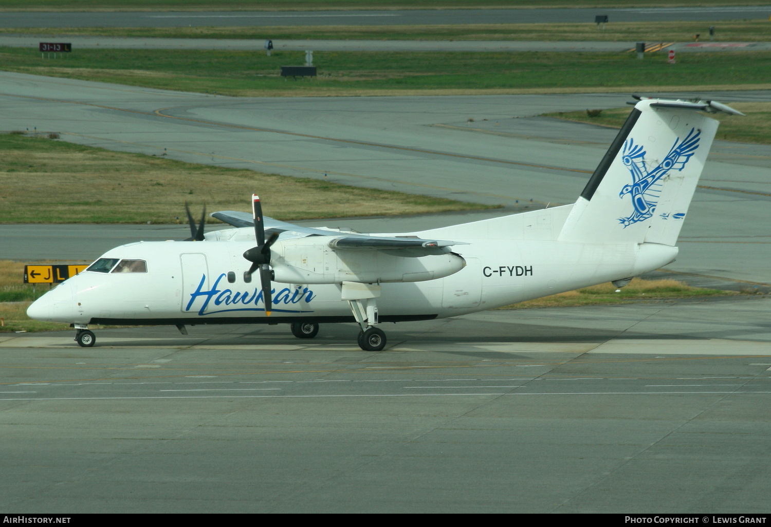 Aircraft Photo of C-FYDH | De Havilland Canada DHC-8-102 Dash 8 | Hawkair Aviation Services | AirHistory.net #201625