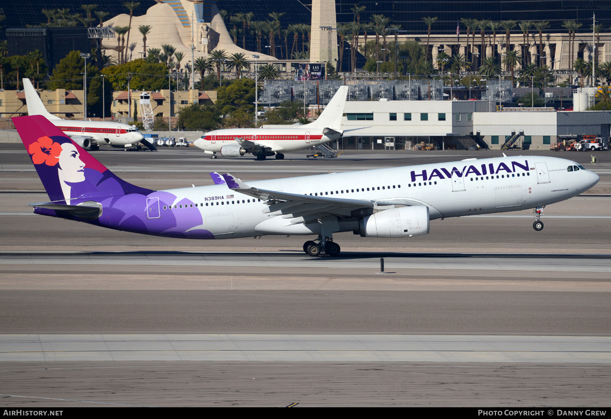 Aircraft Photo of N389HA | Airbus A330-243 | Hawaiian Airlines | AirHistory.net #201662