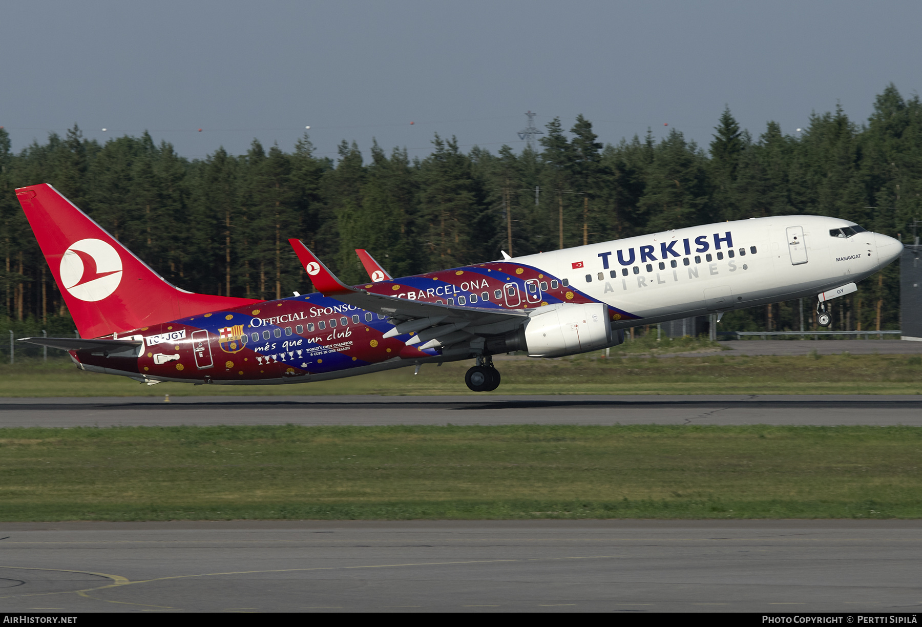 Aircraft Photo of TC-JGY | Boeing 737-8F2 | Turkish Airlines | AirHistory.net #201664