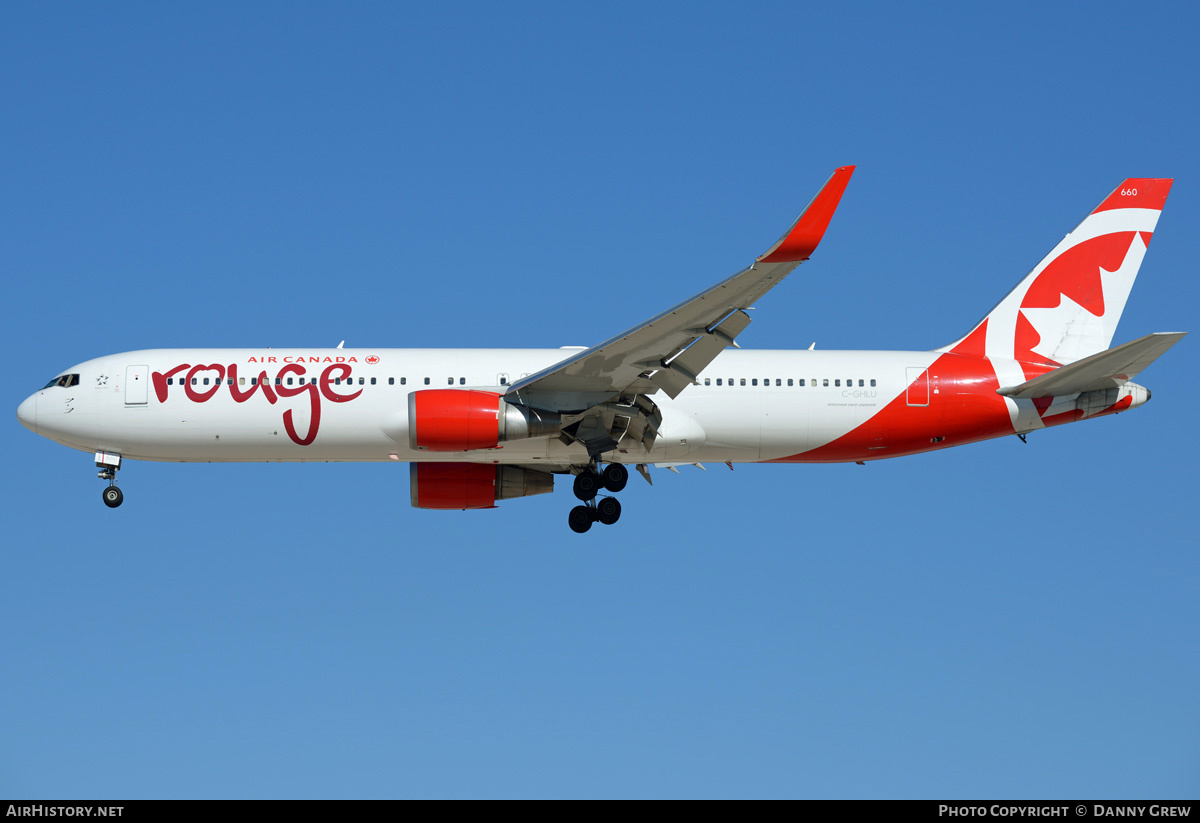 Aircraft Photo of C-GHLU | Boeing 767-333/ER | Air Canada Rouge | AirHistory.net #201672