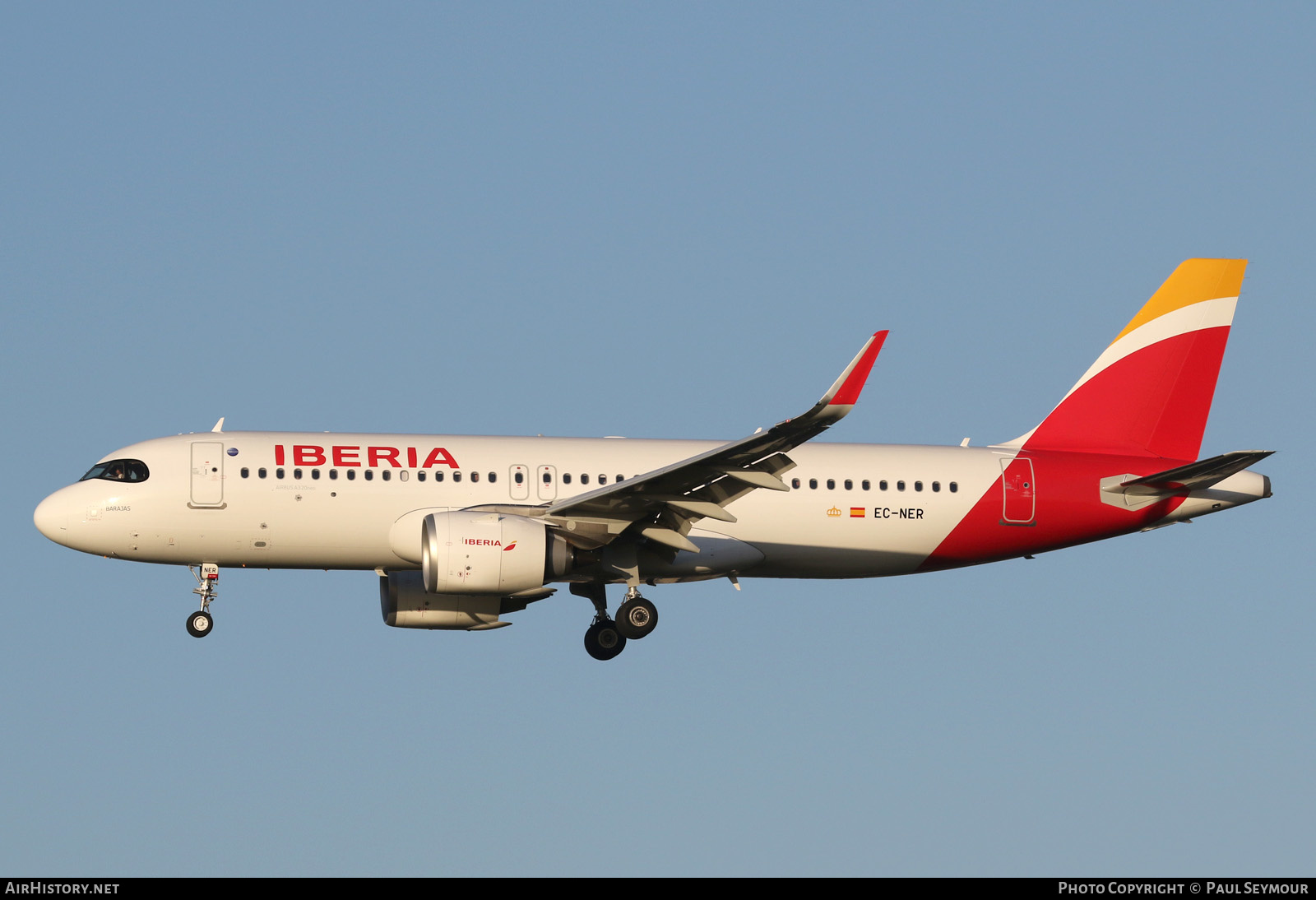 Aircraft Photo of EC-NER | Airbus A320-251N | Iberia | AirHistory.net #201702